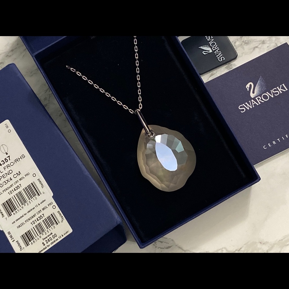 Swarovski Large Crystal Pendant Necklace
